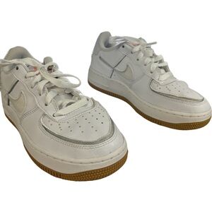 Nike Air Force 1 'White Bleached Coral Clouds' DM1020-100 Size 4Y